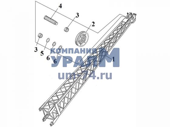 Гусек в сборе КС-45717.62.400